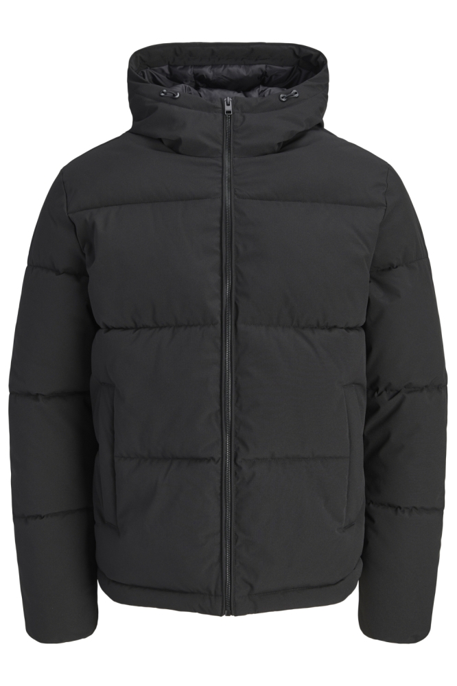 Jack & Jones zwarte heren jas | Vooraanzicht