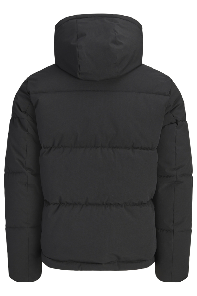 Jack & Jones zwarte heren jas | Achteraanzicht