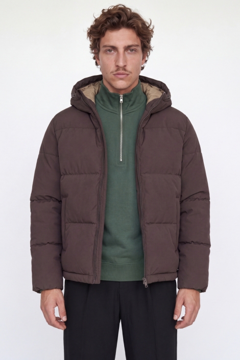 Jack & Jones bruine heren jas | Model