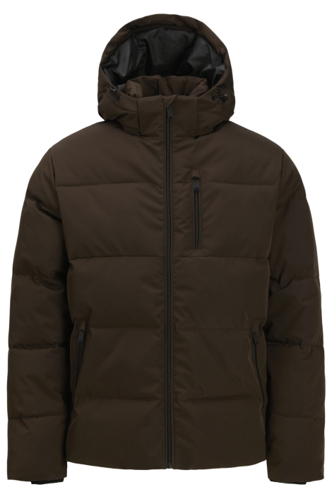 Jack & Jones bruine heren jas | Vooraanzicht
