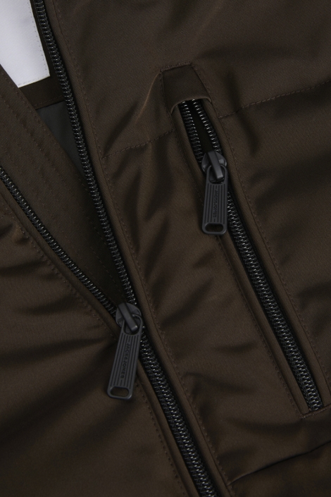 Jack & Jones bruine heren jas | Kleurstaal