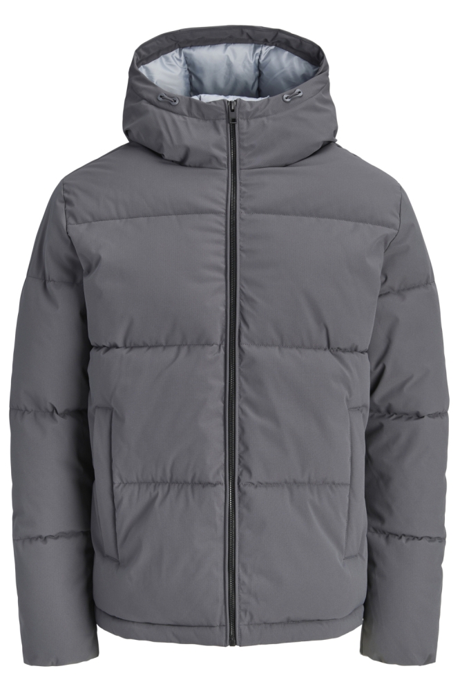 Jack & Jones grijze heren jas | Vooraanzicht