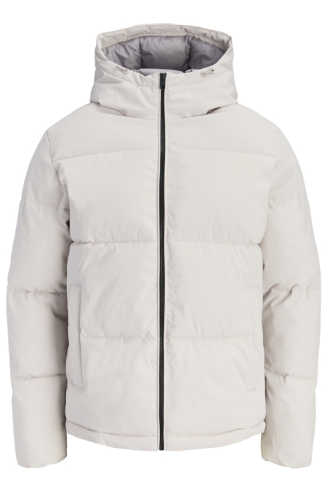 Jack & Jones ecru heren jas | Vooraanzicht