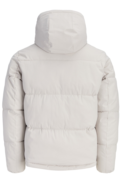 Jack & Jones ecru heren jas | Achteraanzicht