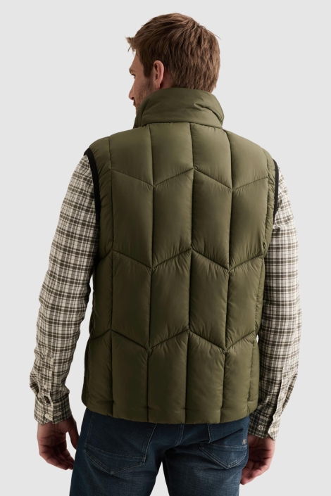 PME legend groene heren jas | Model achteraanzicht
