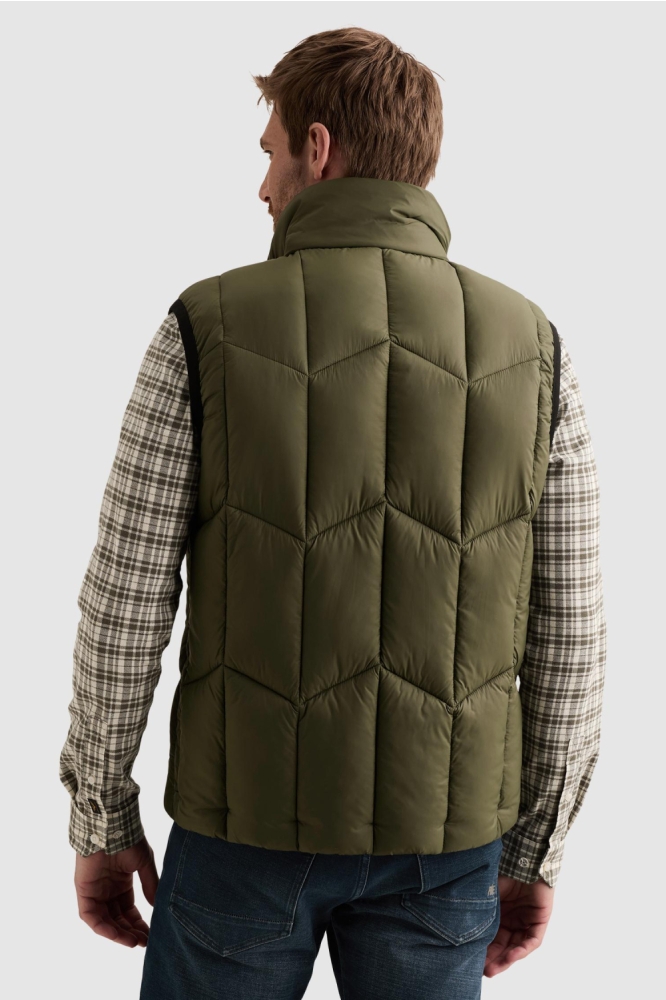 PME legend groene heren jas | Model achteraanzicht