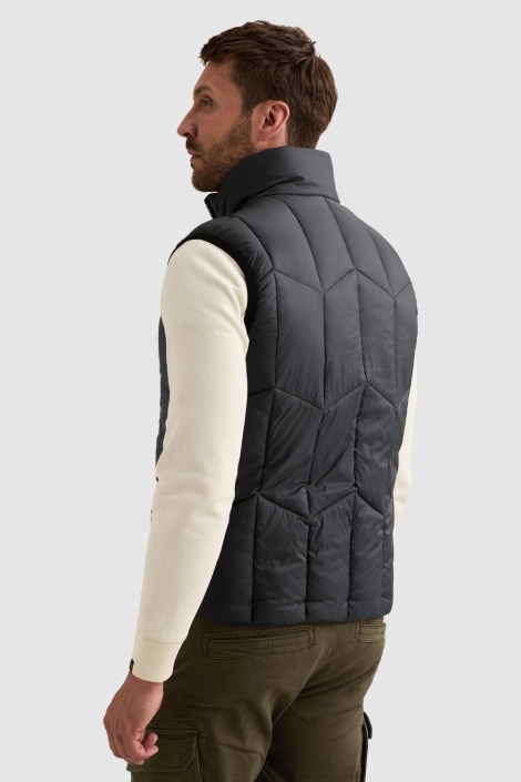 PME legend blauwe heren jas | Model achteraanzicht