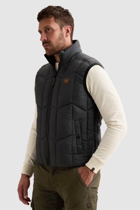 PME legend blauwe heren jas | Model vooraanzicht