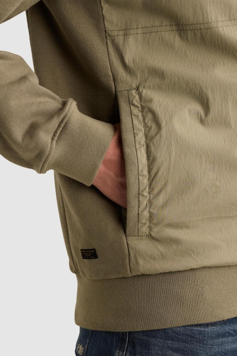 PME legend groene heren jas | Close up