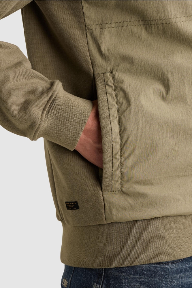 PME legend groene heren jas | Close up