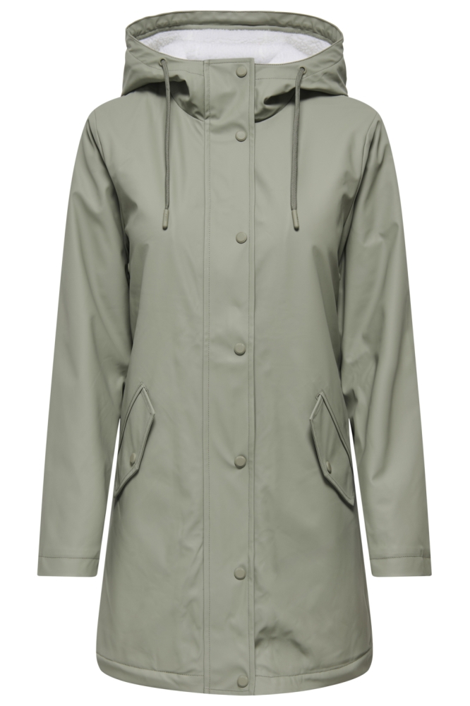 Only groene dames jas | Vooraanzicht