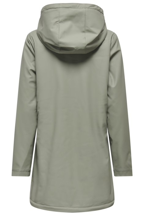 Only groene dames jas | Achteraanzicht