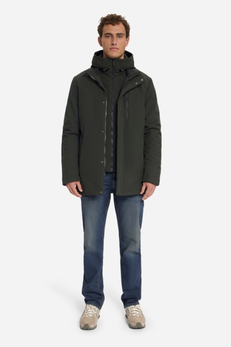 NO-EXCESS groene heren jas | Model