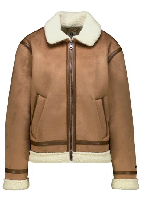 Garcia camel dames jas | Vooraanzicht