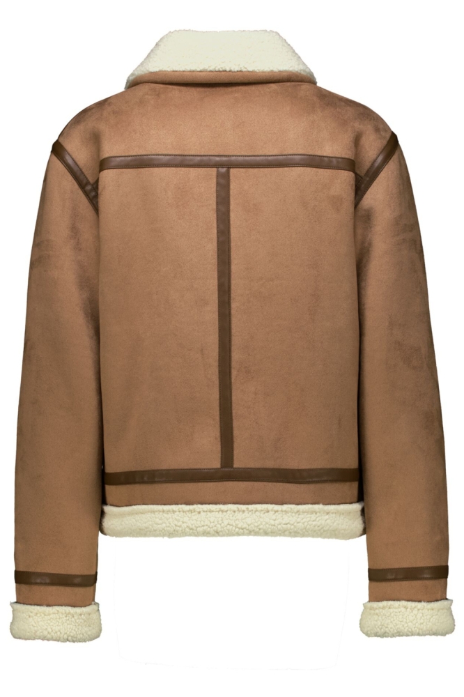 Garcia camel dames jas | Achteraanzicht