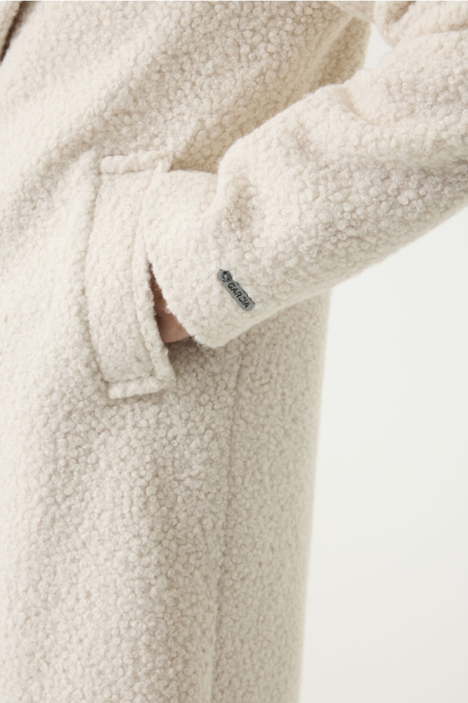Garcia beige dames jas | Close up