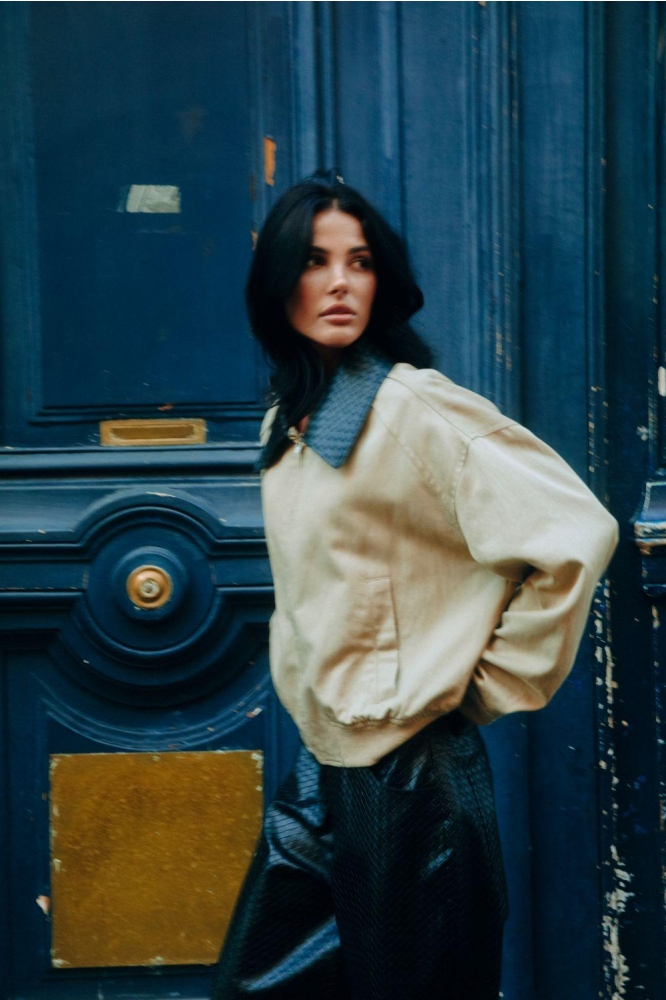 Refined Department beige dames jas | Sfeerbeeld, In situatie