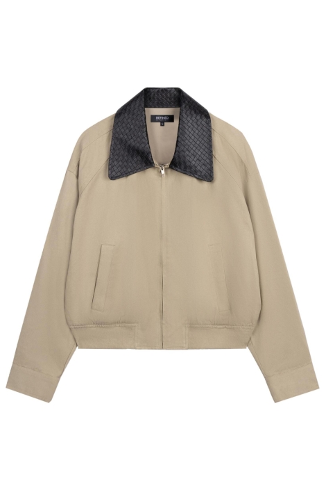 Refined Department beige dames jas | Vooraanzicht