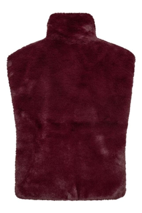 Freequent bordeaux dames gilet | Achteraanzicht