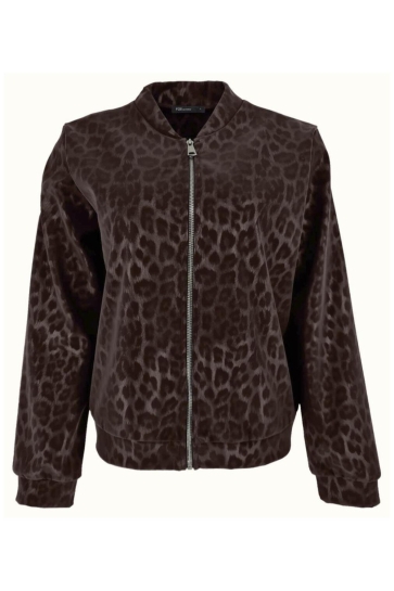 FOS Amsterdam Vest FELINE EMBOSSED SHELL 7880 205 BRUIN