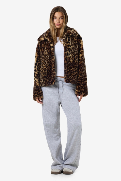 Noisy may camel dames jas | Model vooraanzicht