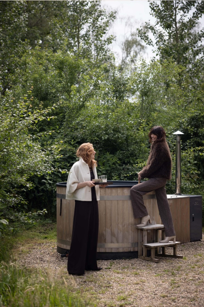Zusss ecru dames jas | Sfeerbeeld, In situatie