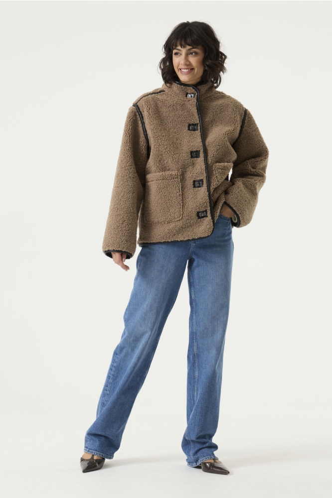Garcia taupe dames jas | Model
