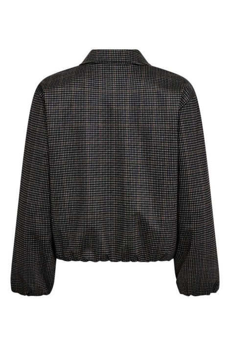 Freequent taupe dames jas | Achteraanzicht