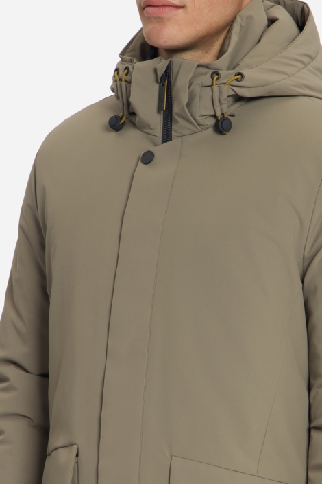 NO-EXCESS groene heren jas | Close up