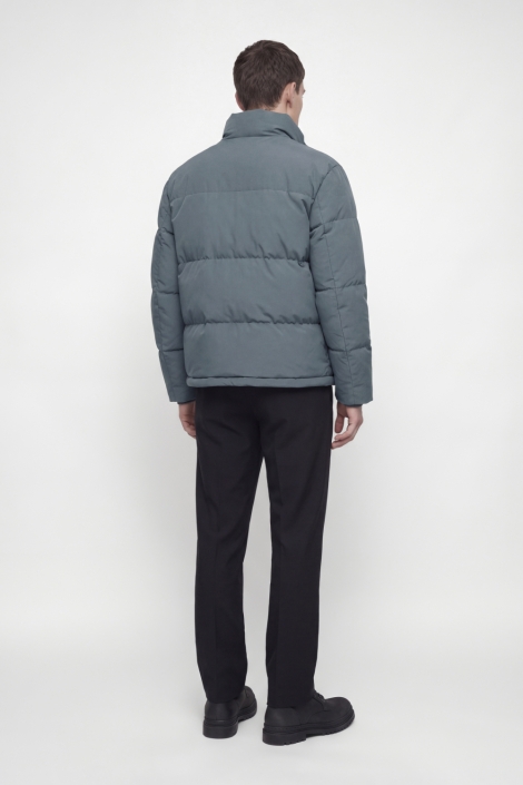 Jack & Jones grijze heren jas | Model