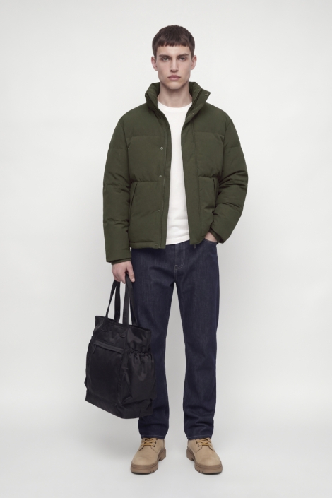 Jack & Jones groene heren jas | Model