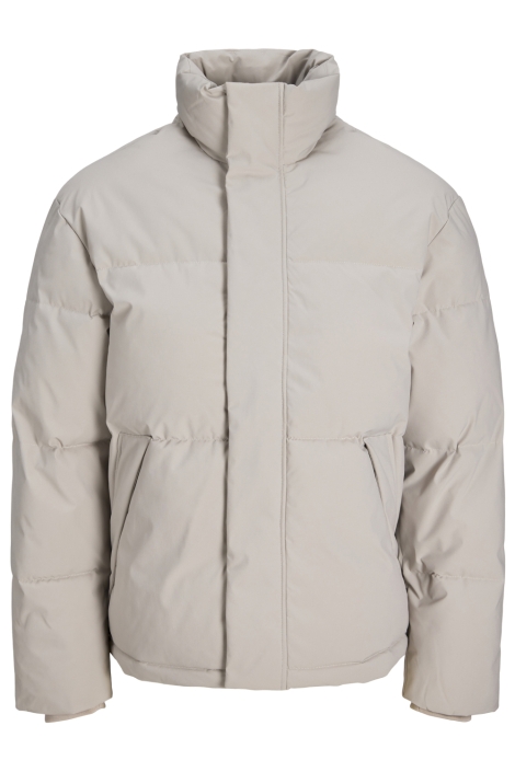 Jack & Jones ecru heren jas | Vooraanzicht