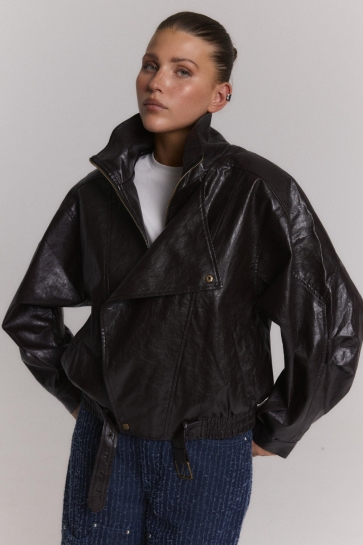 Refined Department Jas LEE JACKET R2609483112 604 CHOC BROWN