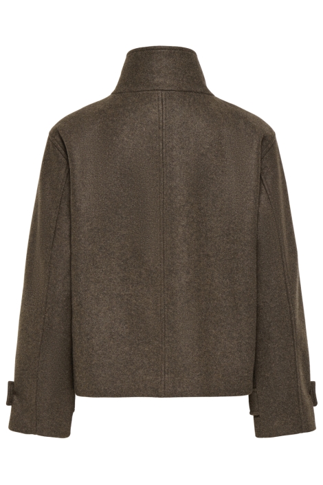 Only bruine dames jas | Achteraanzicht