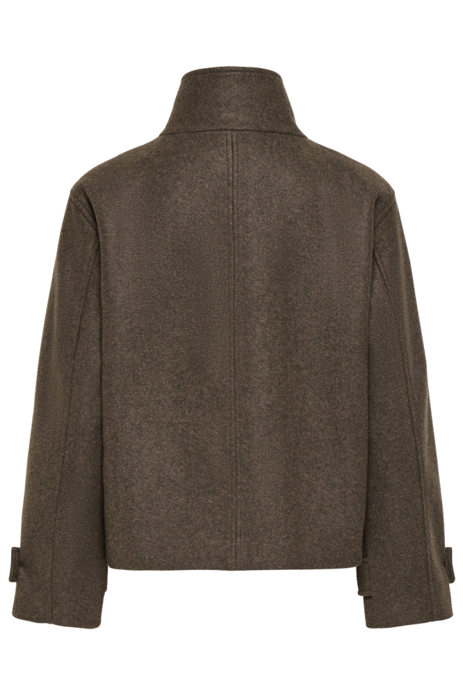 Only bruine dames jas | Achteraanzicht