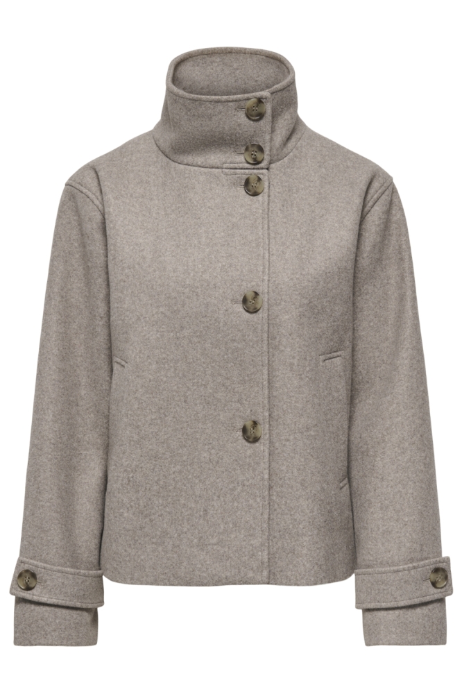 Only beige dames jas | Vooraanzicht