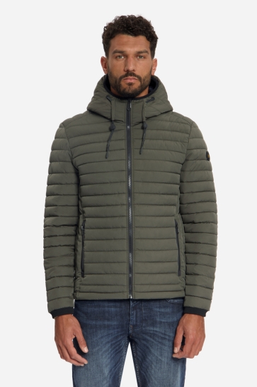 NO-EXCESS Jas GEWATTEERDE JAS MET CAPUCHON 33630805 Army