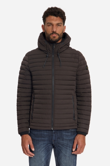 NO-EXCESS Jas GEWATTEERDE JAS MET CAPUCHON 33630805 Dark Brown