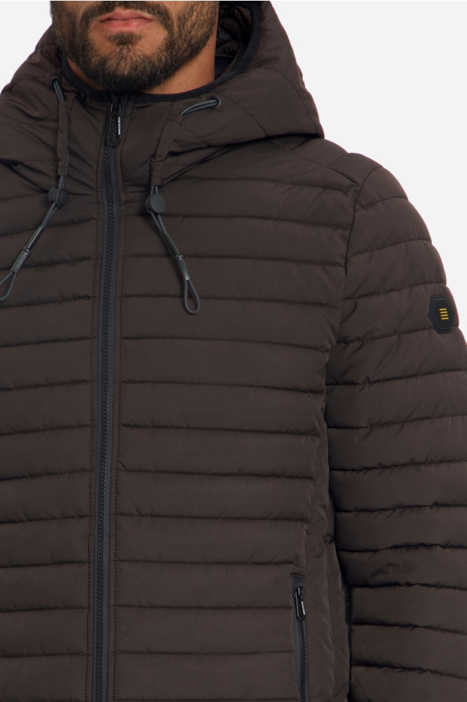 NO-EXCESS bruine heren jas | Close up
