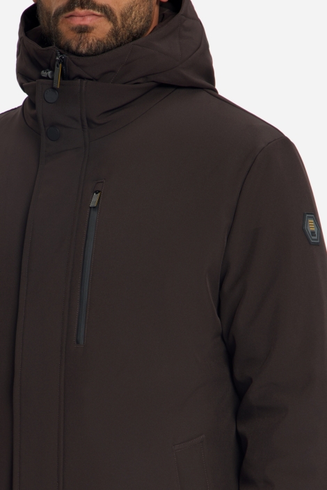NO-EXCESS bruine heren jas | Close up