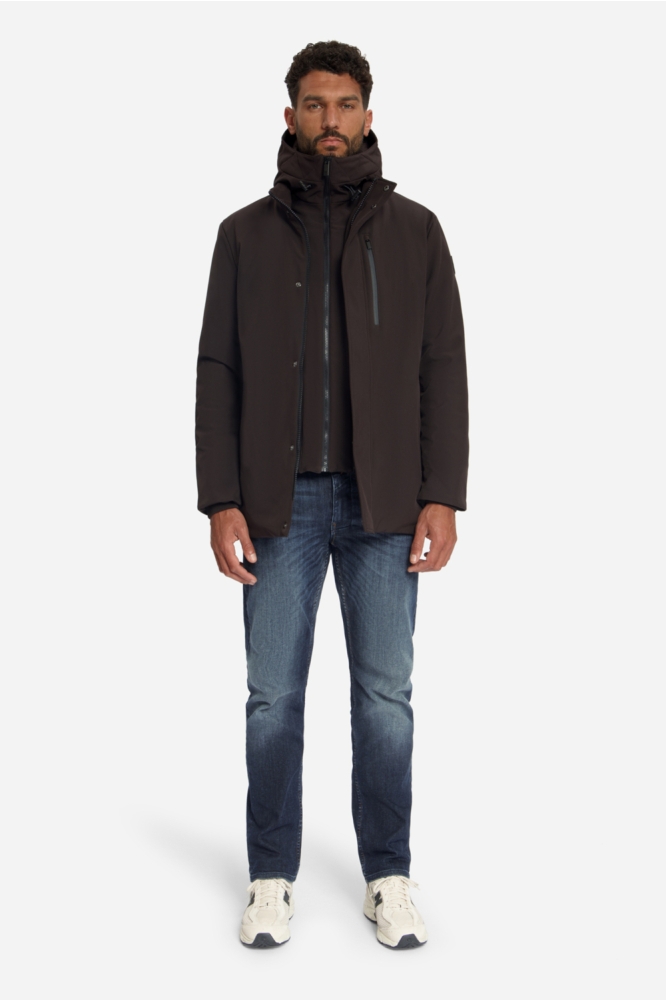 NO-EXCESS bruine heren jas | Model