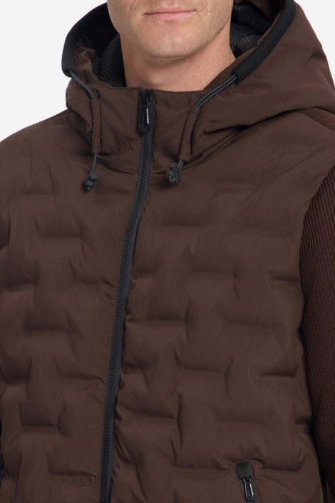 NO-EXCESS bruine heren jas | Close up