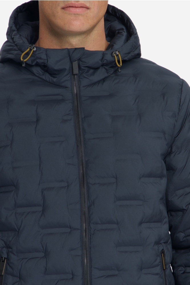 NO-EXCESS blauwe heren jas | Close up