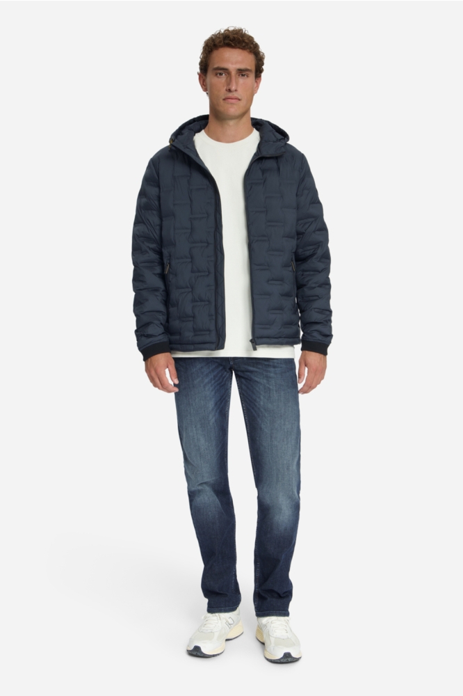 NO-EXCESS blauwe heren jas | Model