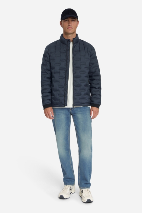 NO-EXCESS blauwe heren jas | Model