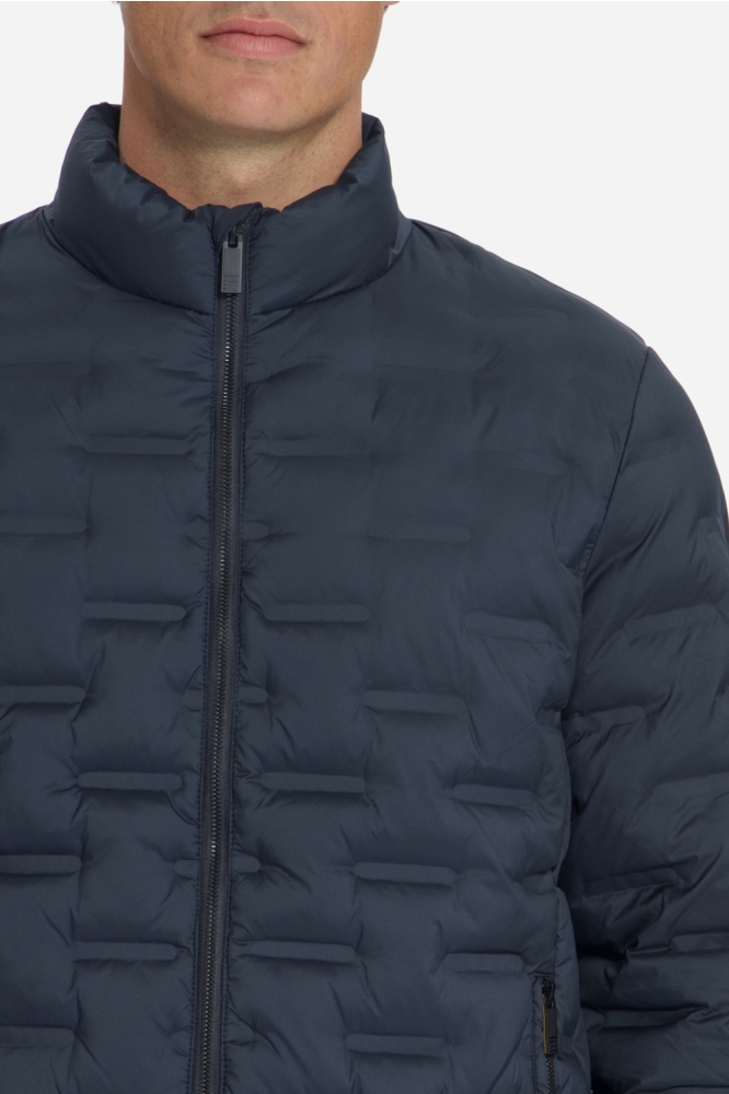NO-EXCESS blauwe heren jas | Close up