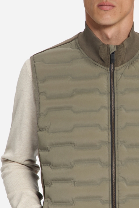 NO-EXCESS groene heren jas | Close up