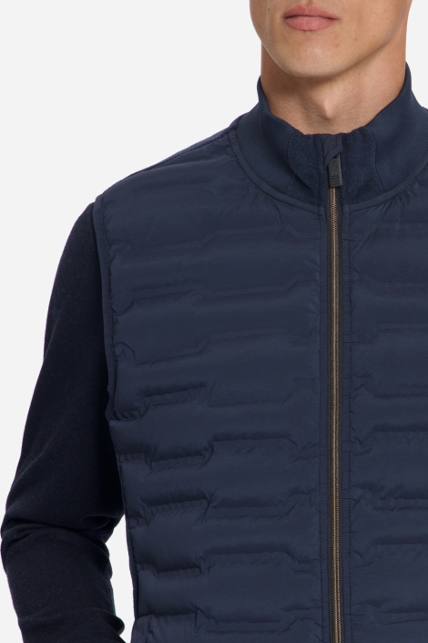NO-EXCESS blauwe heren jas | Close up