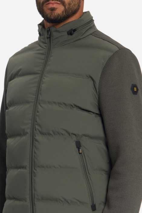 NO-EXCESS groene heren jas | Close up