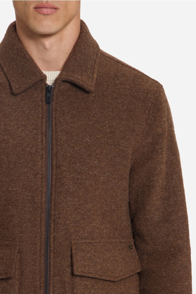 NO-EXCESS bruine heren jas | Close up